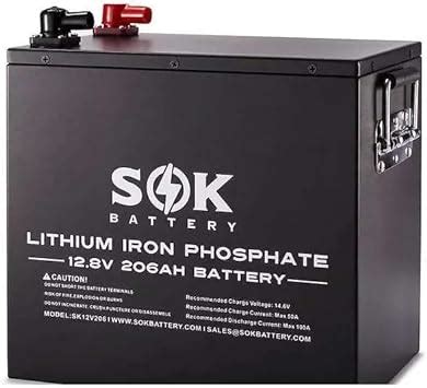 sok battery 12v 206ah heated lifepo4 metal box sk12v206h|sok battery 12v 206ah.